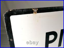 Original 1940s Enamel London Street Sign Piccadilly W1 City of Westminster