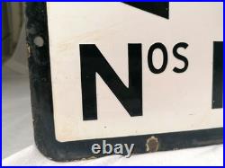 Original 1940s Enamel London Street Sign Piccadilly W1 City of Westminster