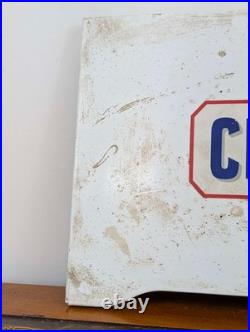 Original 1950s Cleveland petrol enamel sign vintage UK garage advert