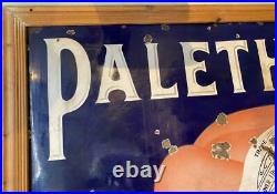 Original Antique Vintage Enamelled Sign Palethorpes Sausages 196cm x 134cm
