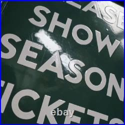 Original Antique Vintage Season Tickets Southern Rail Enamel Sign Advertising BR