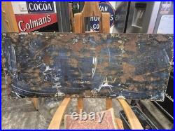 Original Cadbury Cocoa Enamel Sign Vintage Advertising