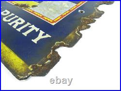 Original Enamel Sign Advertising Sunlight Soap 20 x 15 Inch Smaller Version