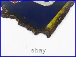 Original Enamel Sign Advertising Sunlight Soap 20 x 15 Inch Smaller Version