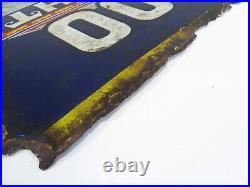 Original Enamel Sign Advertising Sunlight Soap 20 x 15 Inch Smaller Version
