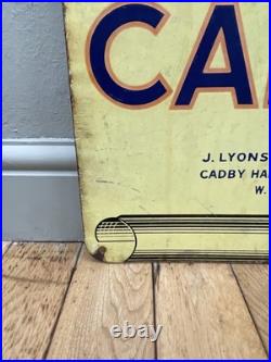 Original Enamel Sign BY APPOINTMENT TO H. M THE KING Lyons Cakes & Co London