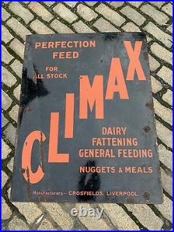 Original Enamel Sign CLIMAX