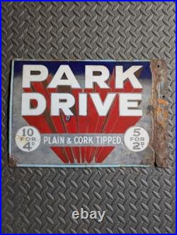 Original Enamel Sign Vintage Advertisement