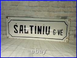 Original Enamel Sign, street Sign, Indian, Asian, very Nice