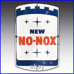 Original New No-Nox vintage enamel sign