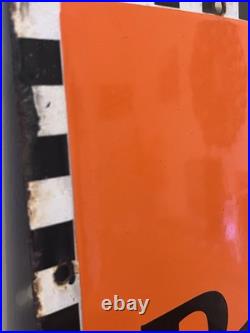 Original Vintage 1940s Large Brooke Bond Tea Enamel Advertising Sign