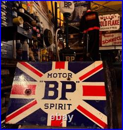 Original Vintage BP Motor Oil Enamel Sign