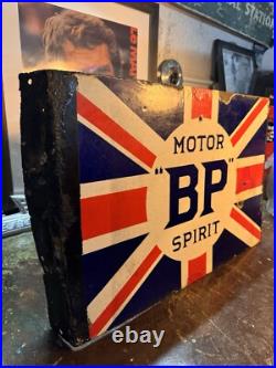 Original Vintage BP Motor Oil Enamel Sign