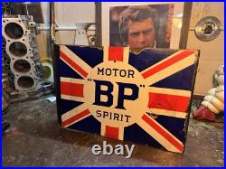 Original Vintage BP Motor Oil Enamel Sign