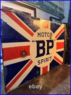 Original Vintage BP Motor Oil Enamel Sign