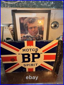 Original Vintage BP Motor Oil Enamel Sign