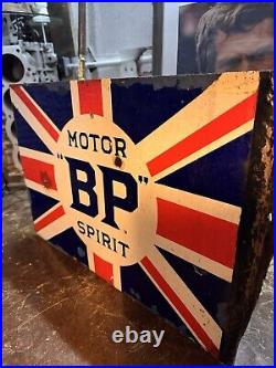 Original Vintage BP Motor Oil Enamel Sign