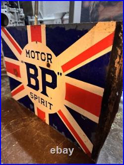 Original Vintage BP Motor Oil Enamel Sign
