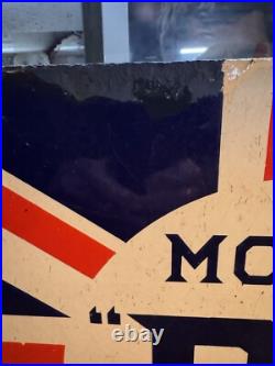 Original Vintage BP Motor Oil Enamel Sign