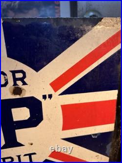 Original Vintage BP Motor Oil Enamel Sign