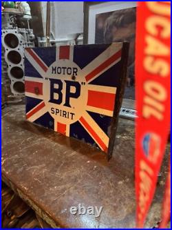 Original Vintage BP Motor Oil Enamel Sign