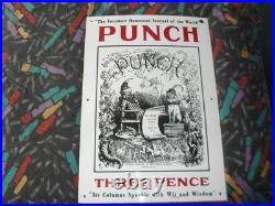 Original Vintage Enamel Metal Sign 20.5 X 14.5 Inch Punch Breweriana Pub Bar