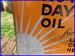 Original Vintage Enamel Royal Sunlight Oil Sign