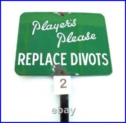 Original Vintage Enamel Sign (Golf & Advertising Interest) Original Vintage Enamel Sign (Golf & Advertising Interest)