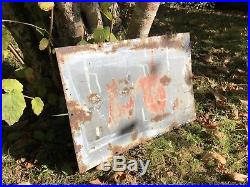 Original Vintage Frys Chocolate Enamel Tin Sign By Royal Appointment
