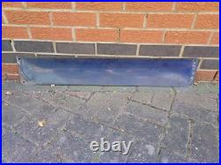 Original Vintage German 1960s Enamel Street Sign Chicken Crumbs Way 100 x 17 cm