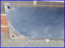 Original Vintage German 1960s Enamel Street Sign Chicken Crumbs Way 100 x 17 cm