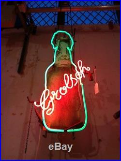 Original Vintage Grolsch Neon Sign. Not enamel