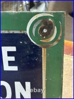 Original Vintage Impasse Girardon Enamel Paris Street Sign 50x30cm