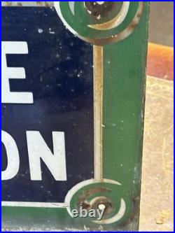 Original Vintage Impasse Girardon Enamel Paris Street Sign 50x30cm