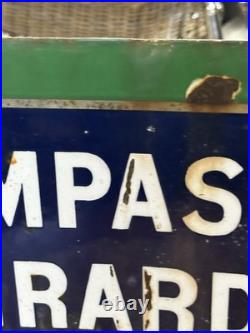 Original Vintage Impasse Girardon Enamel Paris Street Sign 50x30cm Original Vintage Impasse Girardon Enamel Paris Street Sign 50x30cm