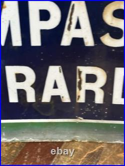 Original Vintage Impasse Girardon Enamel Paris Street Sign 50x30cm
