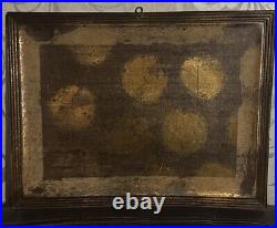 Original Vintage Irish Whiskey Tin Litho Advertising Sign Not Enamel
