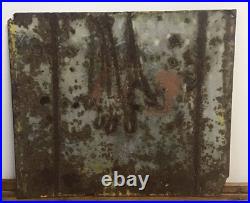 Original, Vintage'Pluvex Roof Felt' Enamel Advertising Sign