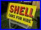 Original_Vintage_Shell_Cars_For_Hire_Double_Sided_Enamel_Advertising_Sign_01_tgvp