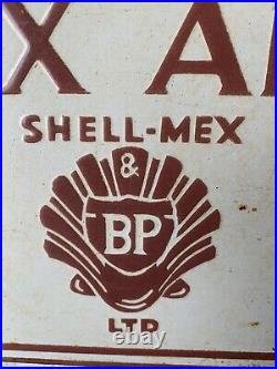 Original Vintage Shell Mex BP Enamel Sign Eastbourne