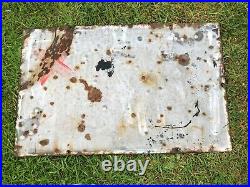 Original Vintage Shop Small Hudsons Soap Enamel Sign 18 By 12 Inches