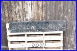 Original Vintage Suffolk Road E13 Enamel Street Sign London Newham 120cm