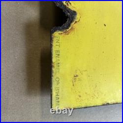 Original Vintage The Star Newspaper Enamelled Sign Enamel Sales Never Stop