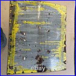 Original Vintage The Star Newspaper Enamelled Sign Enamel Sales Never Stop