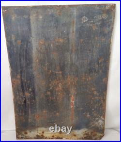 Original Vintage Wales Forestry Commission Fire Porcelain Enamel Sign