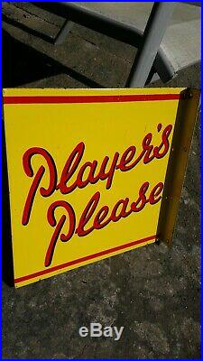 Original Vintage'players Please' Enamel Sign