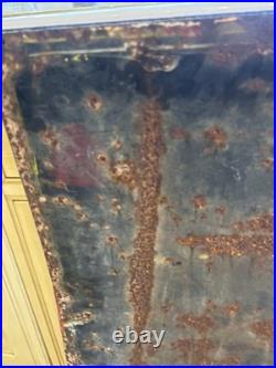 Original Will's Gold Flake Cigarettes Enamel Advertising Sign Vintage Striking