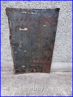 Original enamel sign Milk Maid Brand Milk Advertising