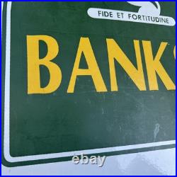 Original pub brewery traditional beers sign vintage enamel advertising