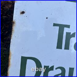 Original pub brewery traditional beers sign vintage enamel advertising